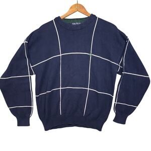 Nautica Vintage 90s Striped Pullover Sweater Men S